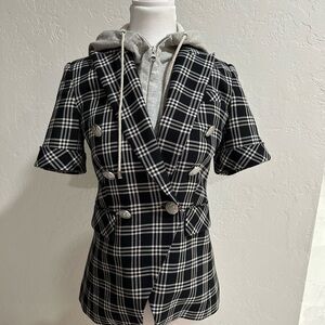 Hooded Dickey with short sleeve Dickey jacket